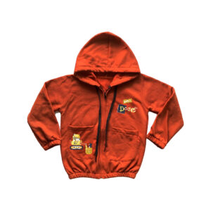 Jacket Zipper Pocket Anak Ula Kids 1 - 6 Tahun Bear Bull Dozer