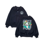 Bomber Zipper Jacket / Jaket Bomber Anak Buaya Skater 1-6thn