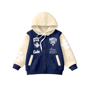 Jacket Varsity Hoodie Anak Varsity Hoodie North Side Usia 1-6 Tahun