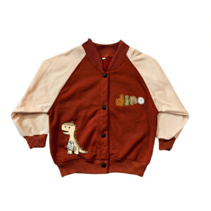 Varsity Jacket Baseball Anak Ula Kids 1 - 6 Tahun Dino Summer
